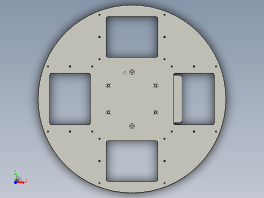 旋转载台机构前视缩略图