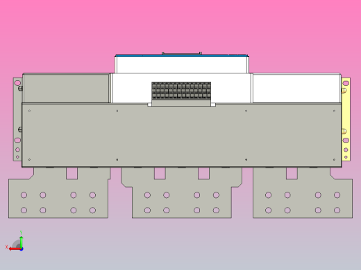 NXA63H63-3P固定万能式断路器三维模型202208后视缩略图
