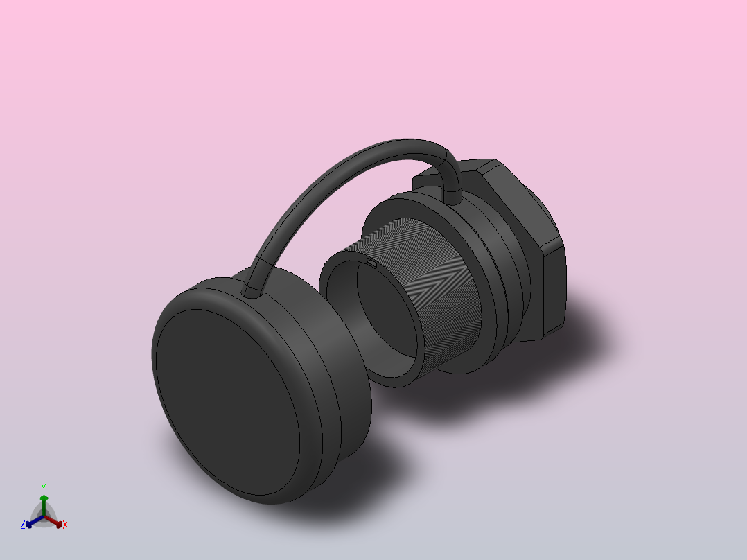 ST1212P[ST1212P-05]航空插头，多芯接头，连接器正等轴测图