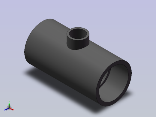 UPVC_RTEE_DN50_32正等轴测缩略图