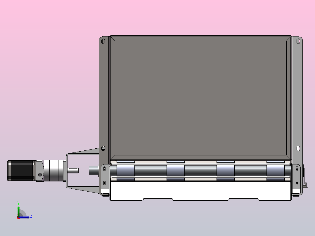 塑料管上料机构左视图