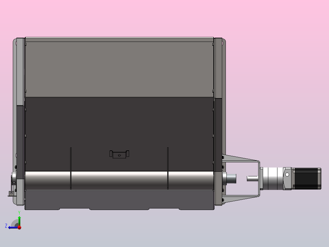 塑料管上料机构右视图