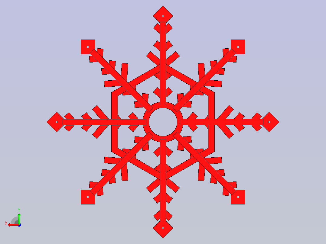 雪花4后视图