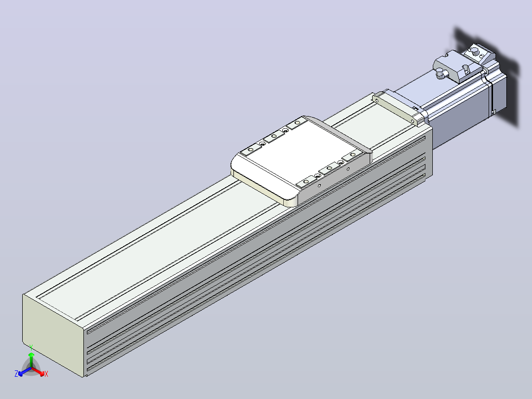滚珠丝杠直线轴带导轨全封闭TPA-HCR-85D-1610C-L250-M-C-P20-N3主视图