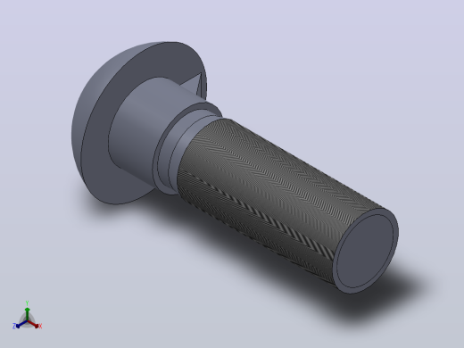 多套GBT12-GBT15半圆头螺栓3D模型Solidworks设计