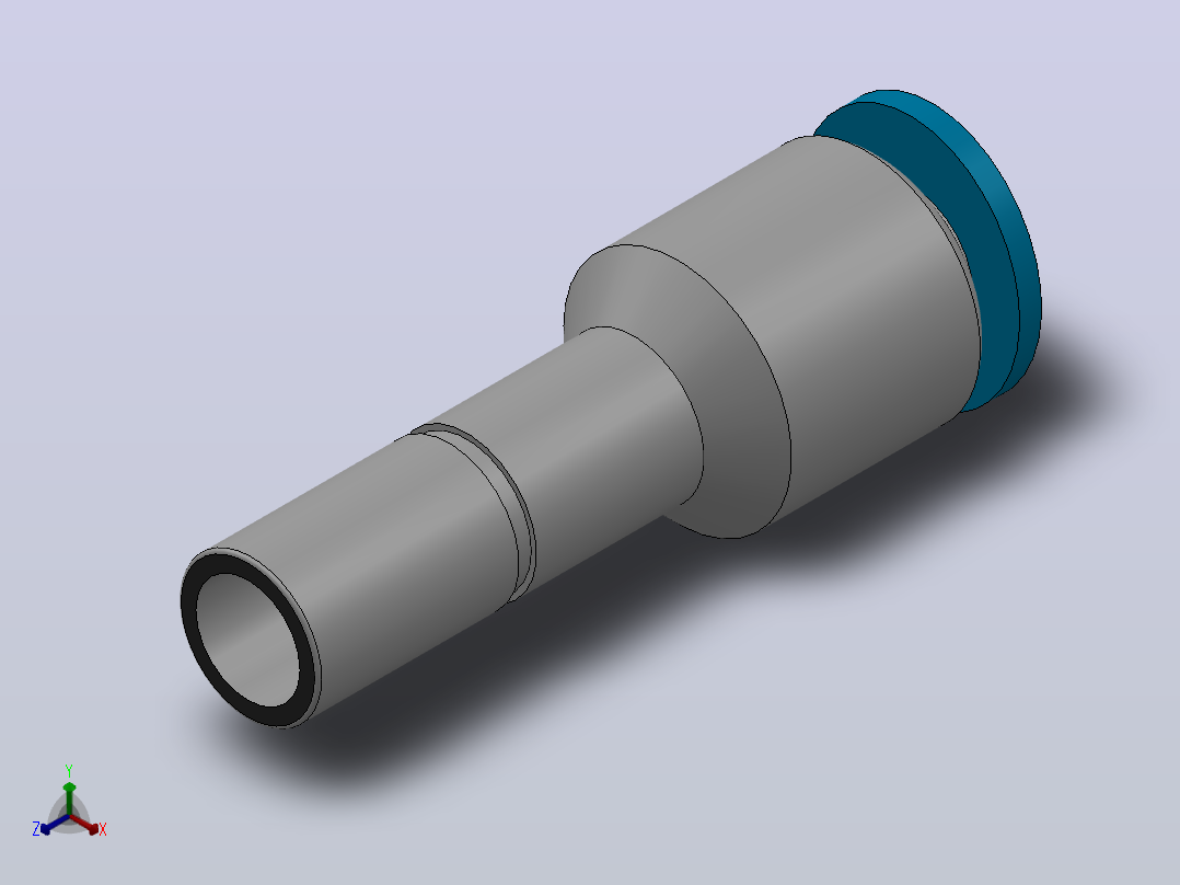 PPGJ 插入型塑料直通[PPGJ08-06]主视图