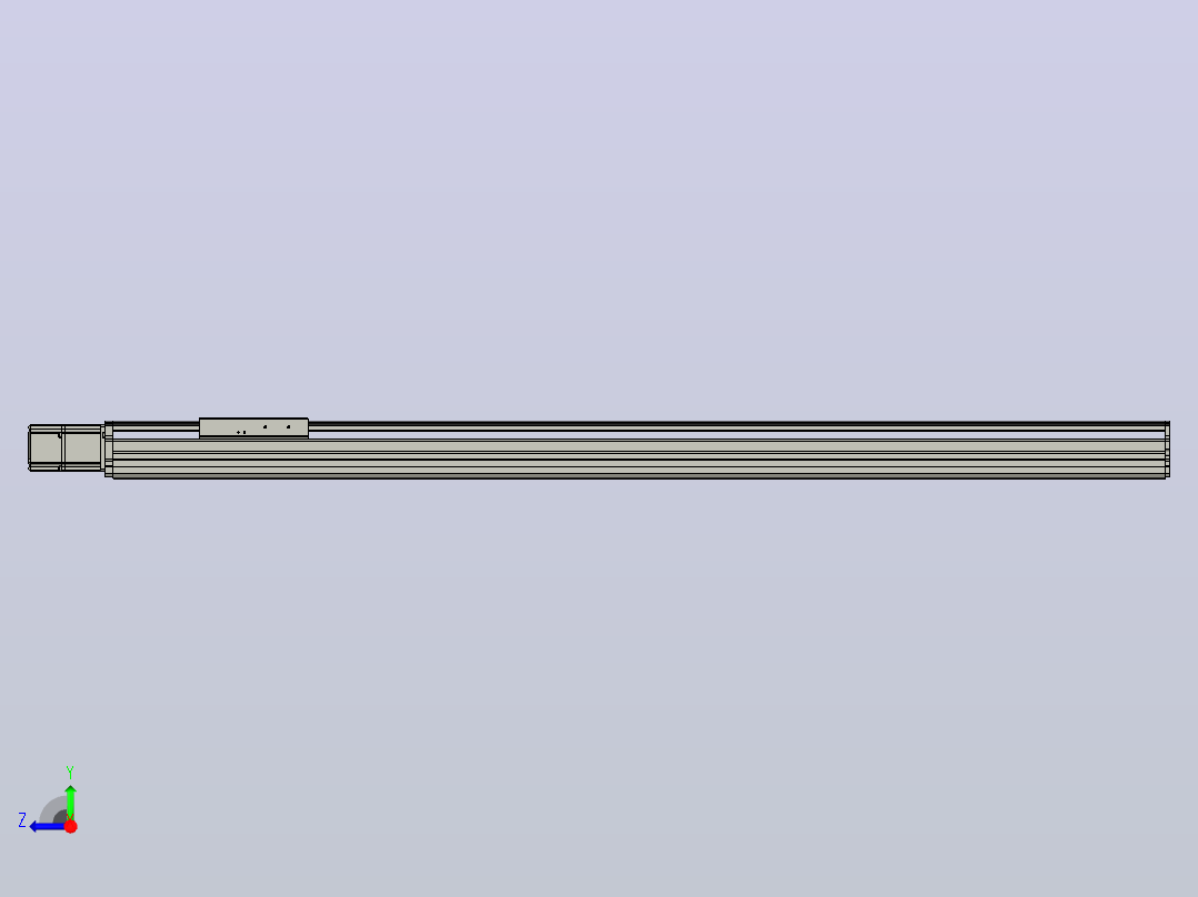 MT136BS半封闭丝杆滑台[MT136BS.L#.1050.BC.P40.C3]右视图