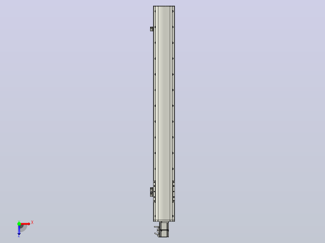 MT136BS半封闭丝杆滑台[MT136BS.L#.1050.BC.P40.C3]俯视图