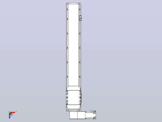 机器人皮带驱动直线轴TPA-GCB-150-P80-L800-DL-M75-N3俯视缩略图