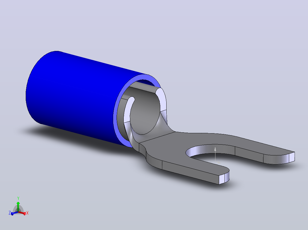 接线端子spade-terminal-lug-size-10-1 2 SW主视图
