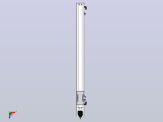 SCM6-700-BW-M10滚珠花健、支撑座、滚珠丝杠、交叉导轨、直线模组俯视缩略图