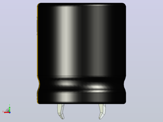 22 x 25黑黄底片电解电容器后视缩略图