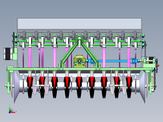 油菜小麦兼用播种机前视缩略图