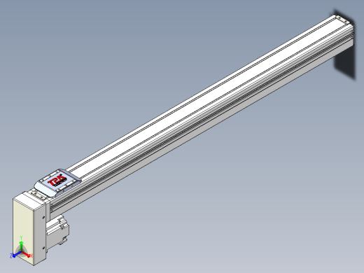 滚珠丝杠直线轴带导轨全封闭TPA-HCR-65S-1610C-L850-MP-Y-P20-N3主视缩略图