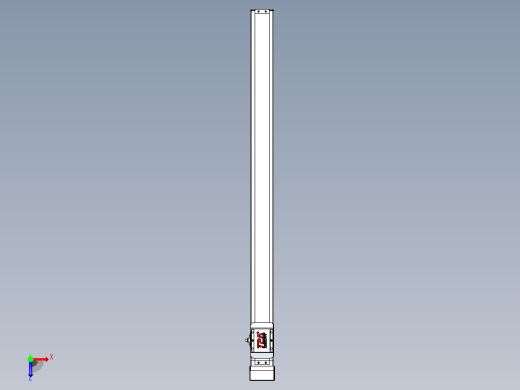滚珠丝杠直线轴带导轨全封闭TPA-HCR-65S-1610C-L850-MP-Y-P20-N3俯视缩略图