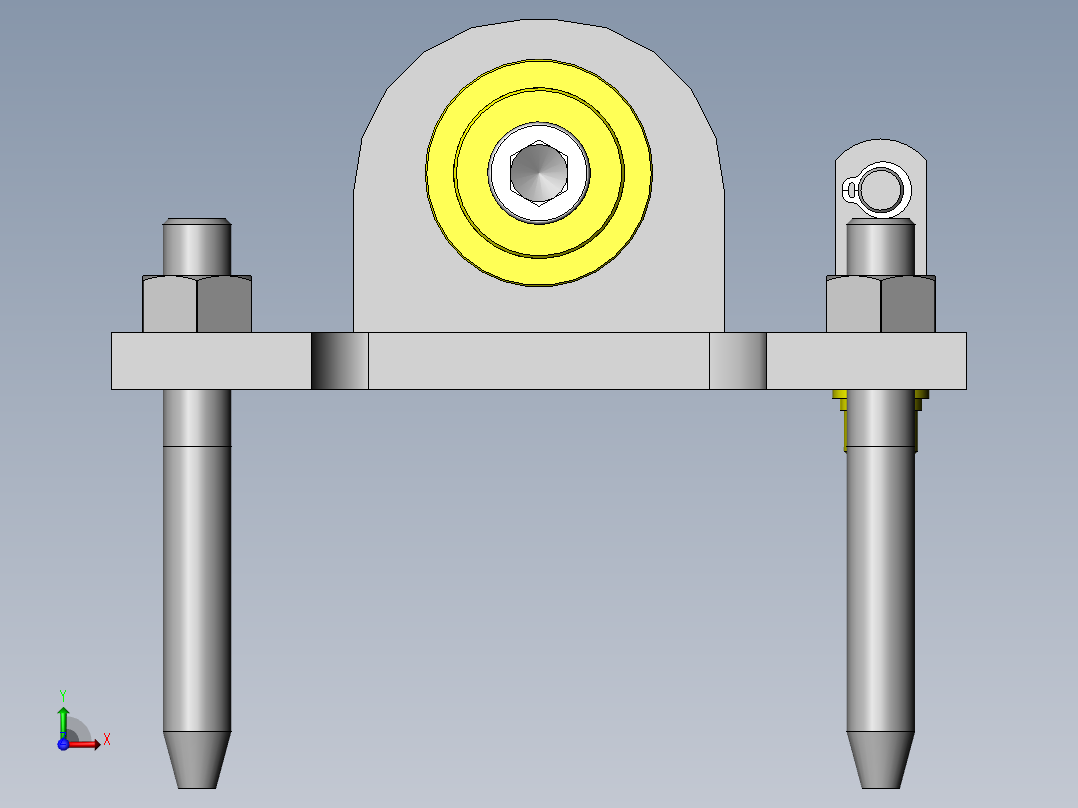避让组件前视图