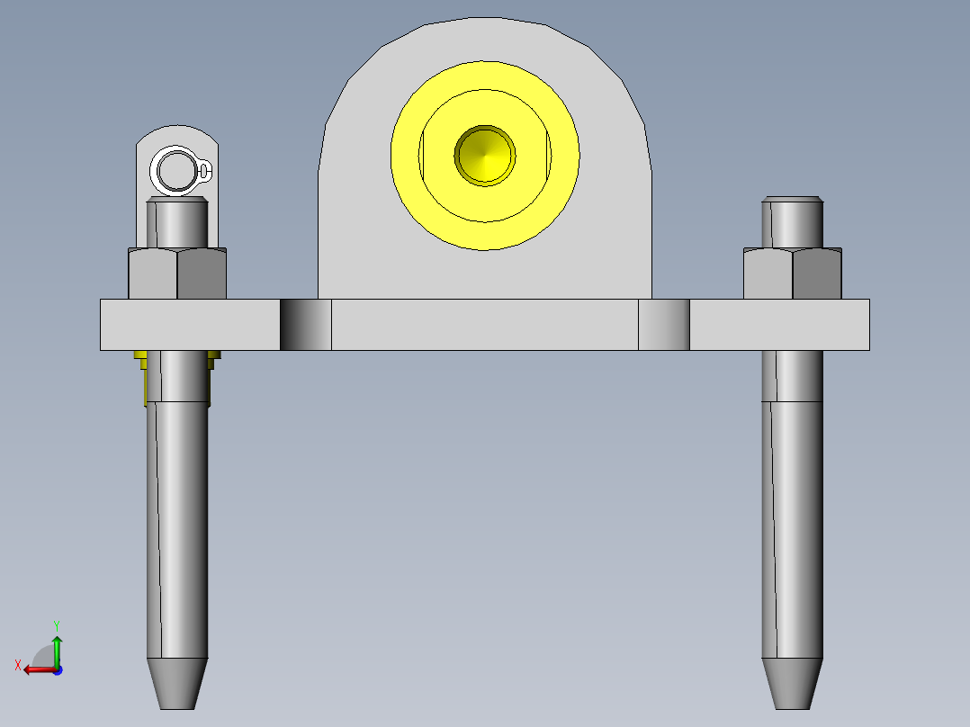 避让组件后视图