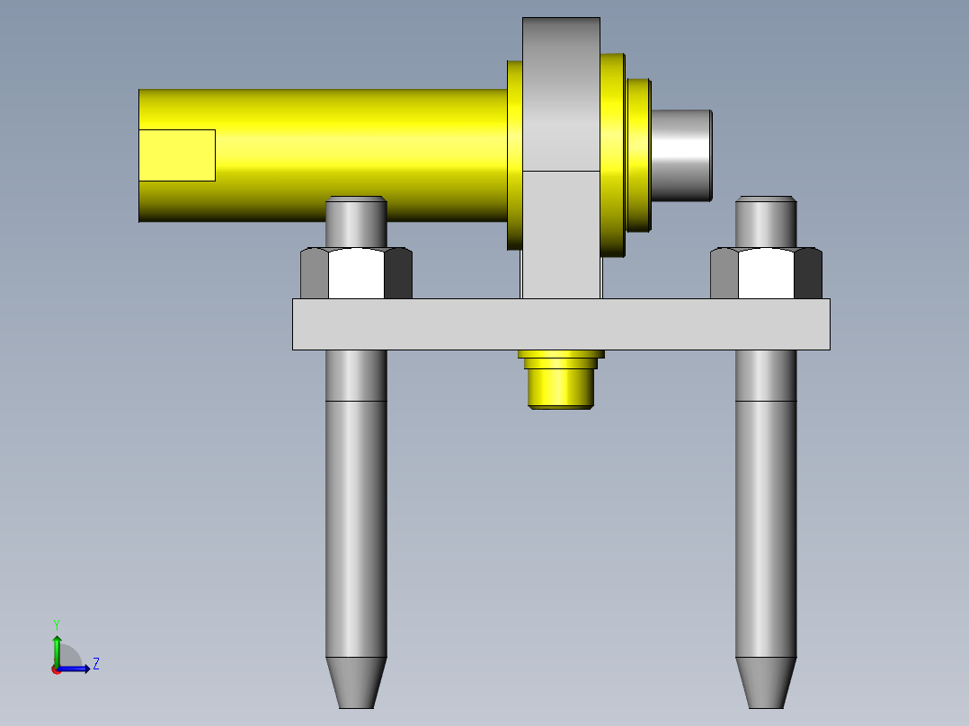 避让组件左视图