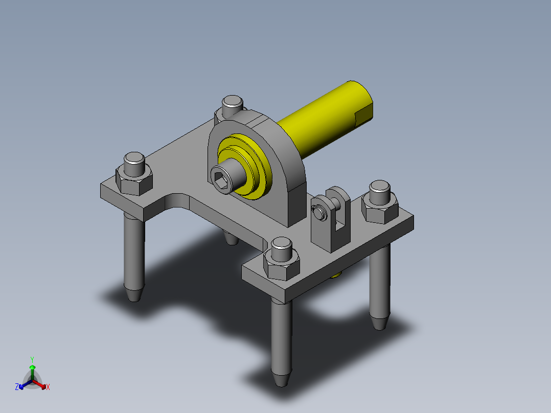 避让组件正等轴测图