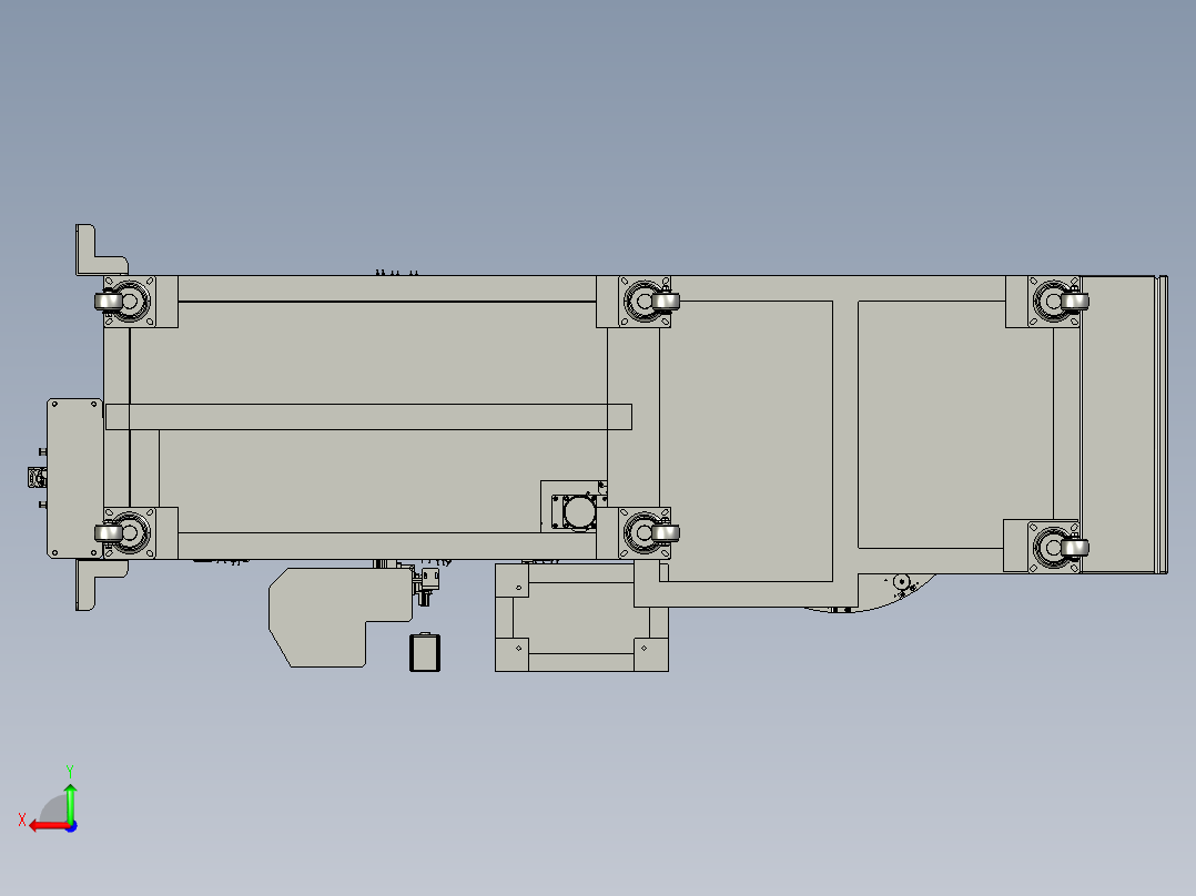 焊接后零件焊接成品的检测装置step后视图