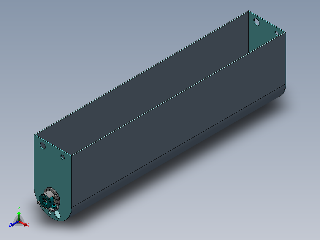 砂浆罐正等轴测图