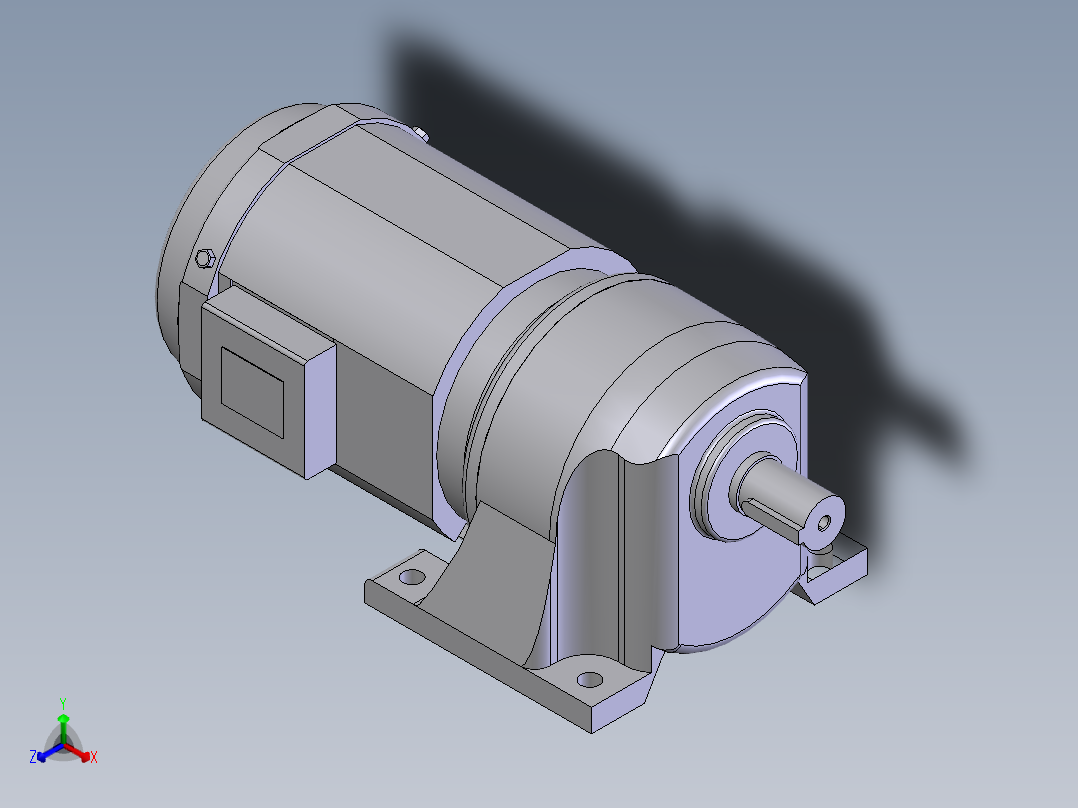 减速机solidworks 文件正等轴测图