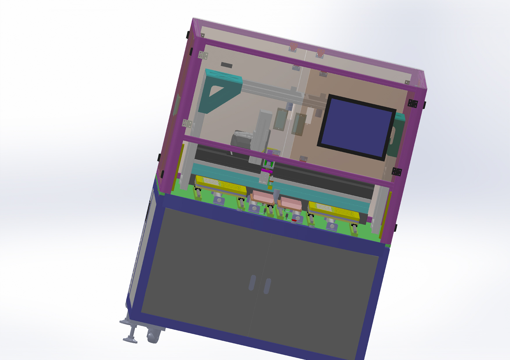 双工位贴标签机