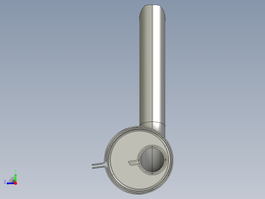 废气消音器右视缩略图