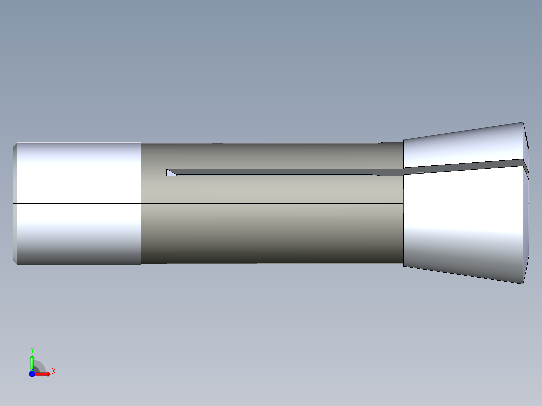R8-夹头组-R8 COLLET 0.8125.STEP前视图