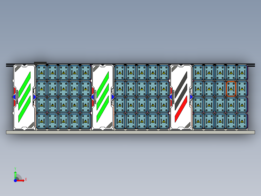 电池电站battery-power-plant-1.snapshot.2-stl x_t 三维 图纸前视图