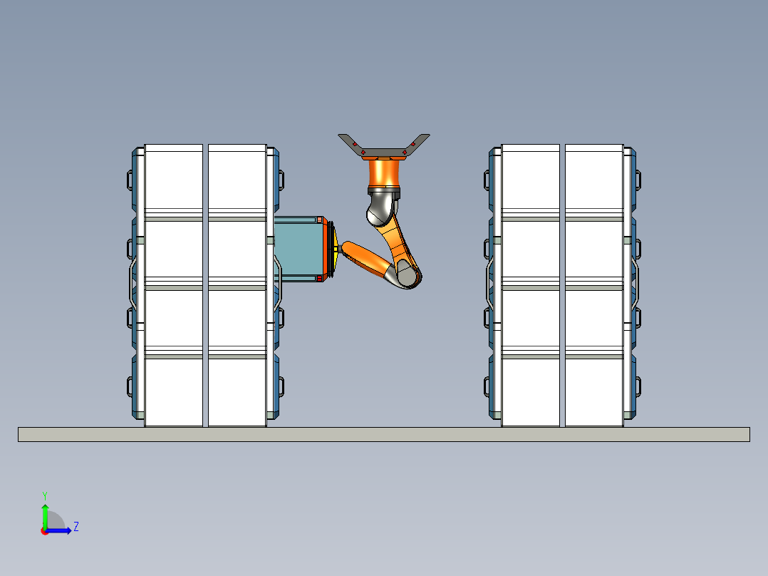 电池电站battery-power-plant-1.snapshot.2-stl x_t 三维 图纸左视图