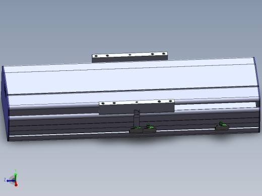 电动滑台模组SDM210内置装配体模型
