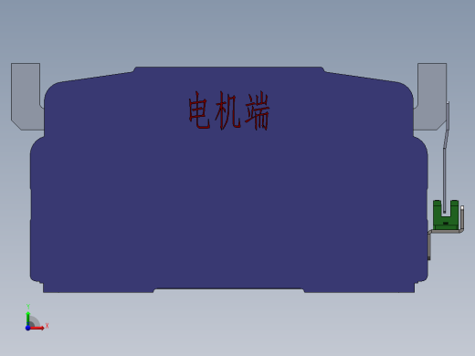电动滑台模组SDM210内置装配体模型前视缩略图