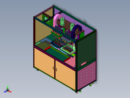 12支电批同步作业锁付机器