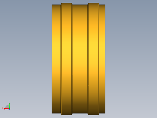 水管接头Knurled Hose Nut 94GH-12后视缩略图