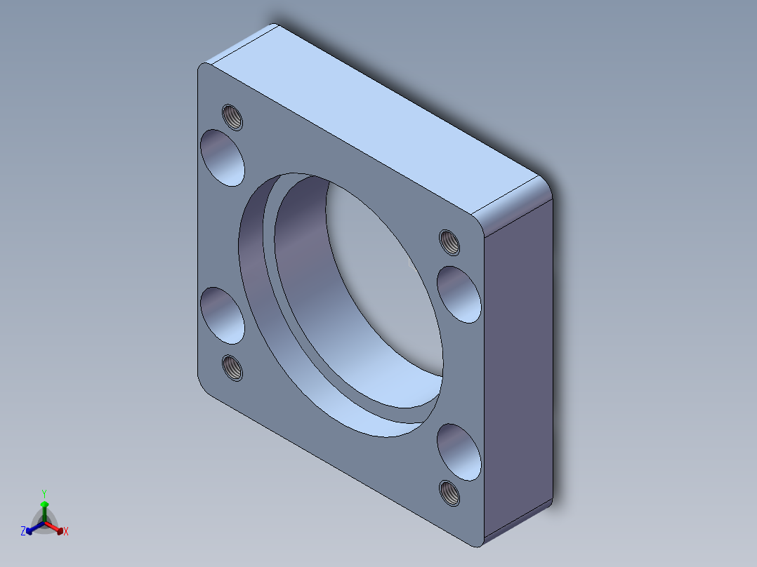 模组KK-60-F2 松下100W电机板.SLDPRT正等轴测图