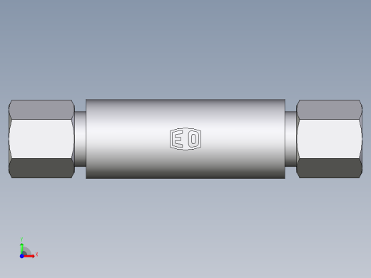 卡套式工业通用硬管接头EO_Weld_bulkhead_fitting_ESV06S71前视缩略图