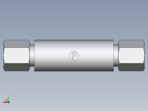 卡套式工业通用硬管接头EO_Weld_bulkhead_fitting_ESV06S71后视缩略图