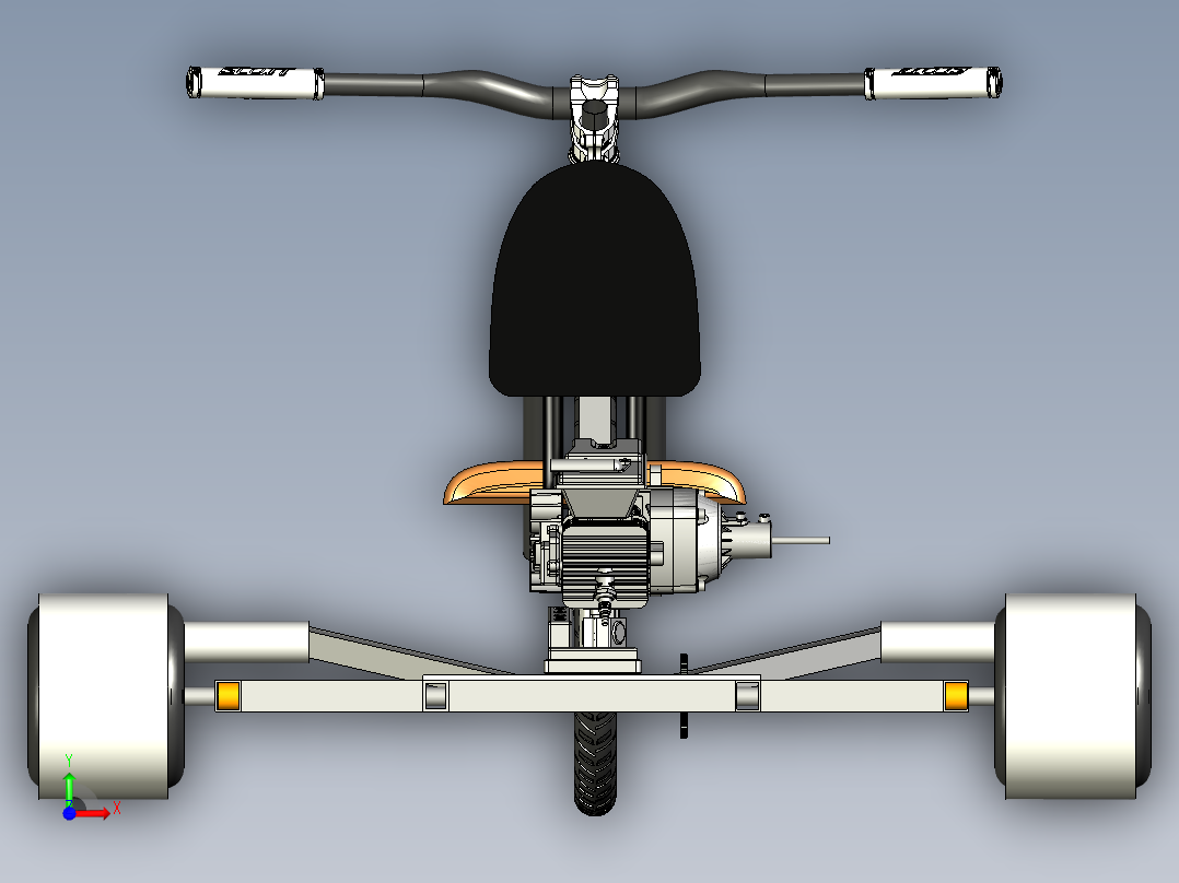 漂移三轮车--igs前视图
