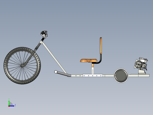漂移三轮车--igs左视缩略图