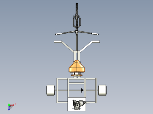 漂移三轮车--igs俯视缩略图