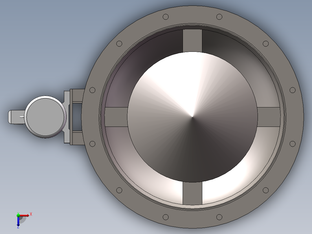 活化料斗-600型俯视图