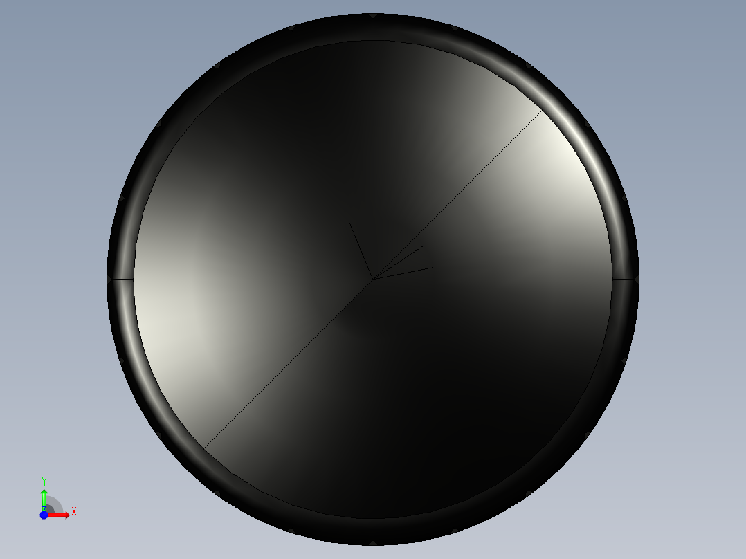 分割定位柱(有卡鎖)2211-3D多系列多零件图纸模型前视图