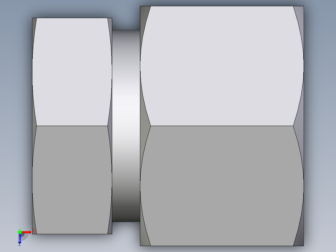 卡套式工业通用硬管接头EO_Blanking_plug_for_tube_ends_ROV16SCF俯视图