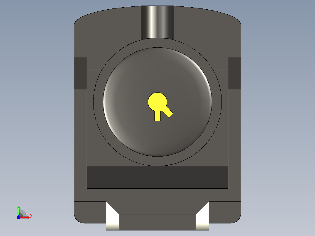 公园内蒸汽机车游乐设备的模型前视图