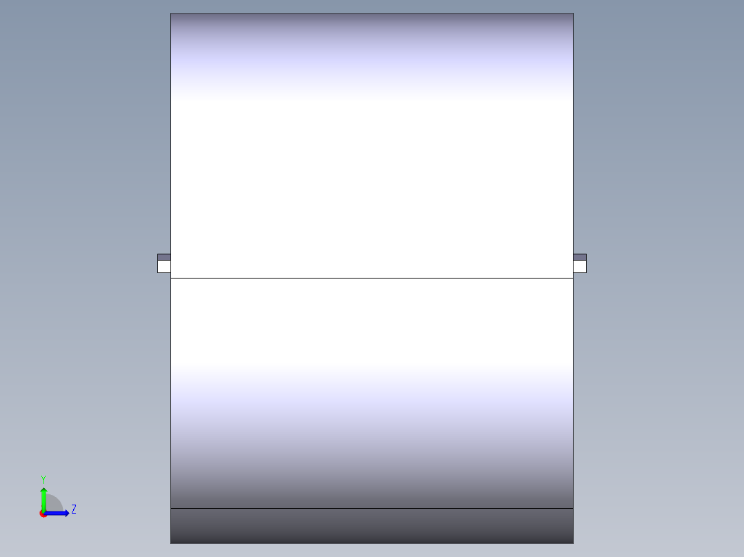 80kW永磁同步电机左视图