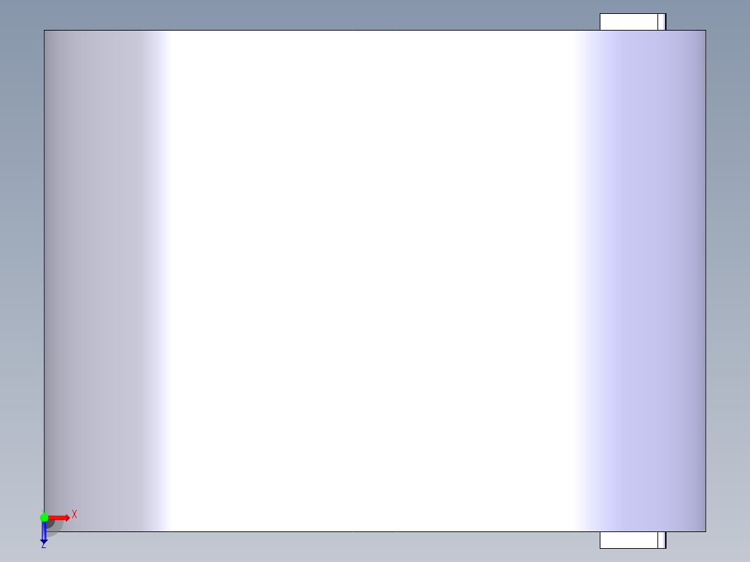 80kW永磁同步电机俯视图