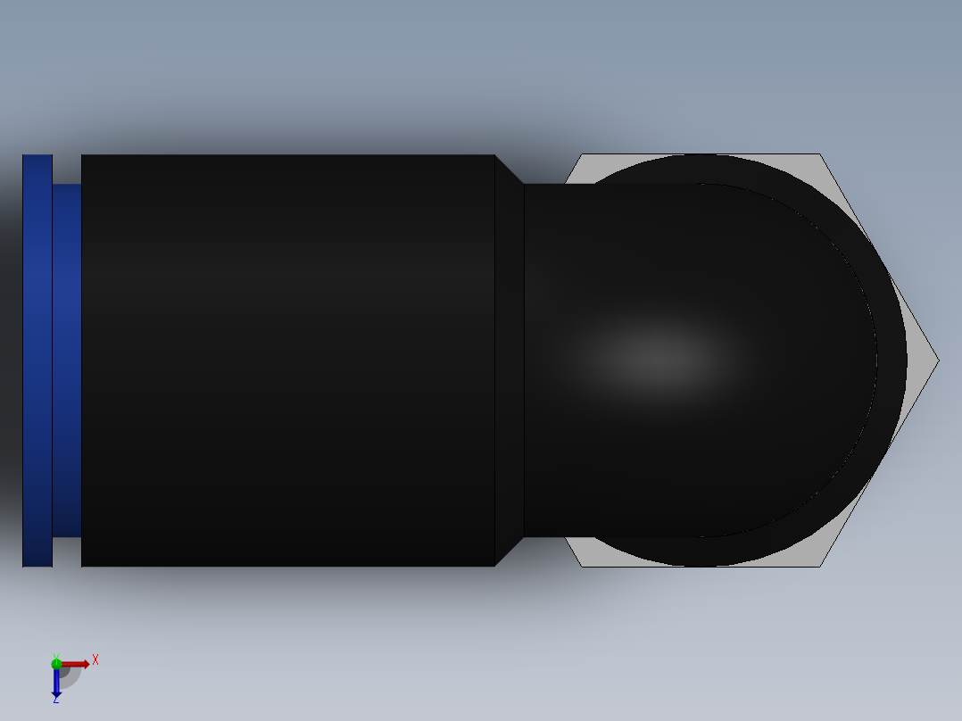 Ø8 x 1-8G COTOVELO 90° MACHO GIRAT. (C02470818)俯视图