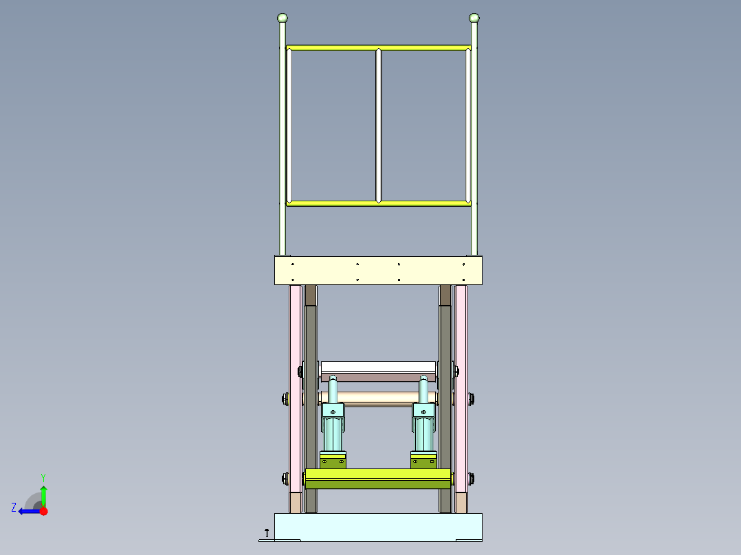液压升降机1278419右视图