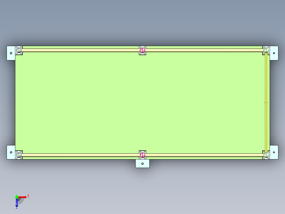 液压升降机1278419俯视图